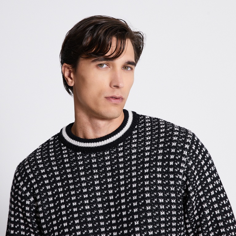 Uldtrøje "Trysil Wool Sweater" Black